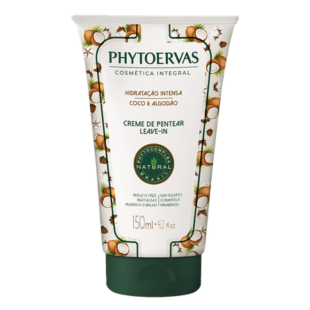 creme-para-pentear-hidratacao-intensa-coco-e-algodao-phytoervas-150ml